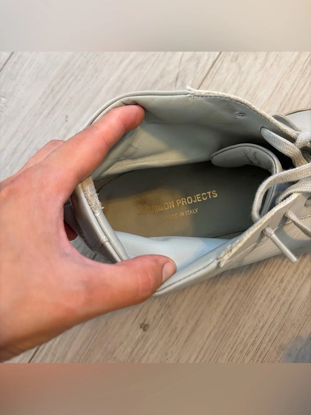 Common Projects High-Top Sneakers in Off-White